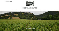Desktop Screenshot of hafnervineyard.com